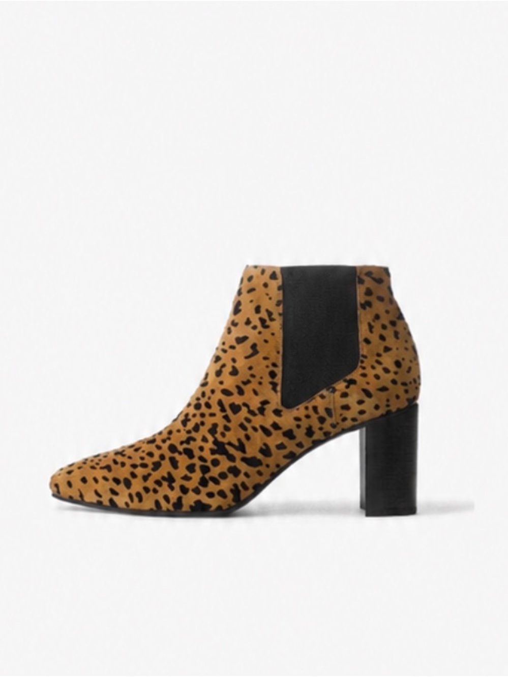 Rag & Bone “Aslen” Suede Chelsea Ankle Animal Print Booties 37.5/ US 7-7.5 EUC!